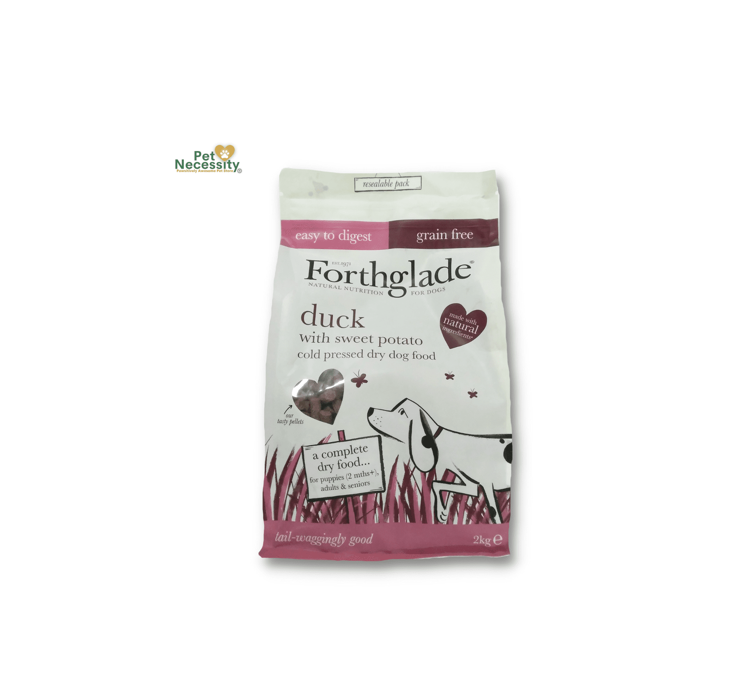Forthglade Grain Free Dry Dog Food Duck Sweet Potato