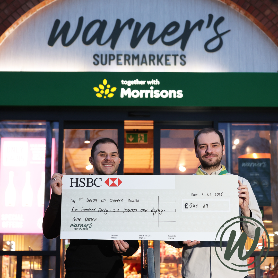 COMMUNITY SAVINGS SCHEME DONATES TO 1ST UPTON ON SEVERN SCOUTS