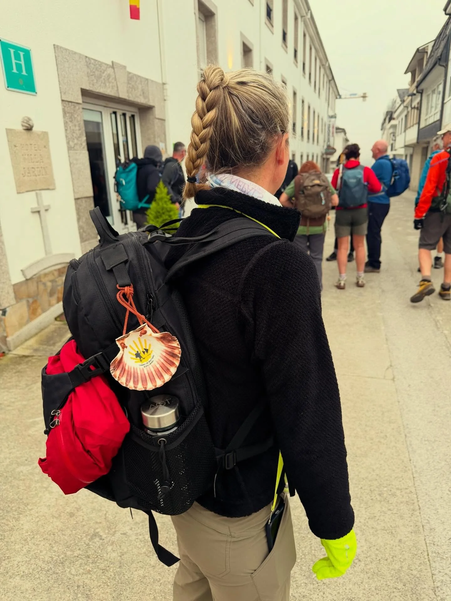 Day three: Cami&ntilde;o trail

Tired and bleary eyed I was woken by my darling Paul with a coffee as always. When I had woken up we practised yoga before meeting the rest of the group and hiking out of the picturesque Portomarin. 

Today&rsquo;s 25k