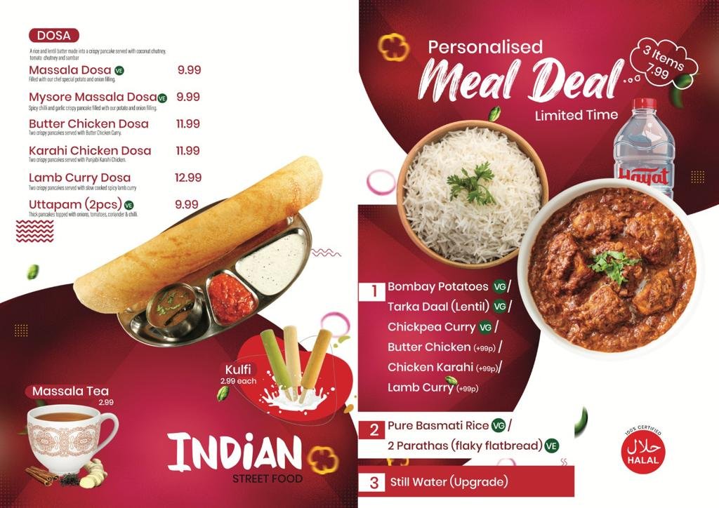 INDIAN STREET FOOD — Bang Bang Oriental Foodhall