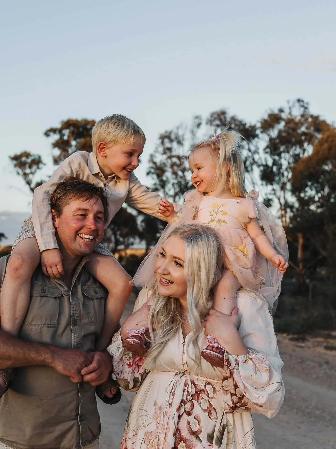 Taking the time to be fully present with each other. Leaving the washing in the basket to fold later, leaving your work commitments until tomorrow. 

Just do it. Make the time to get in the photos and just BE. 

Be you, with your loved ones 🥰🥰😍😍
