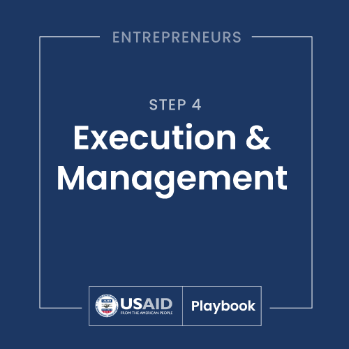 Step 4: Execution &amp; Management