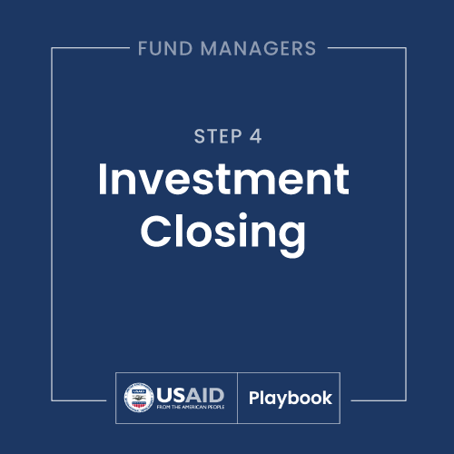 Step 4: Investment Closing