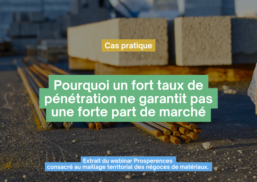 Pourquoi un fort taux de pénétration ne garantit pas une forte part de marché