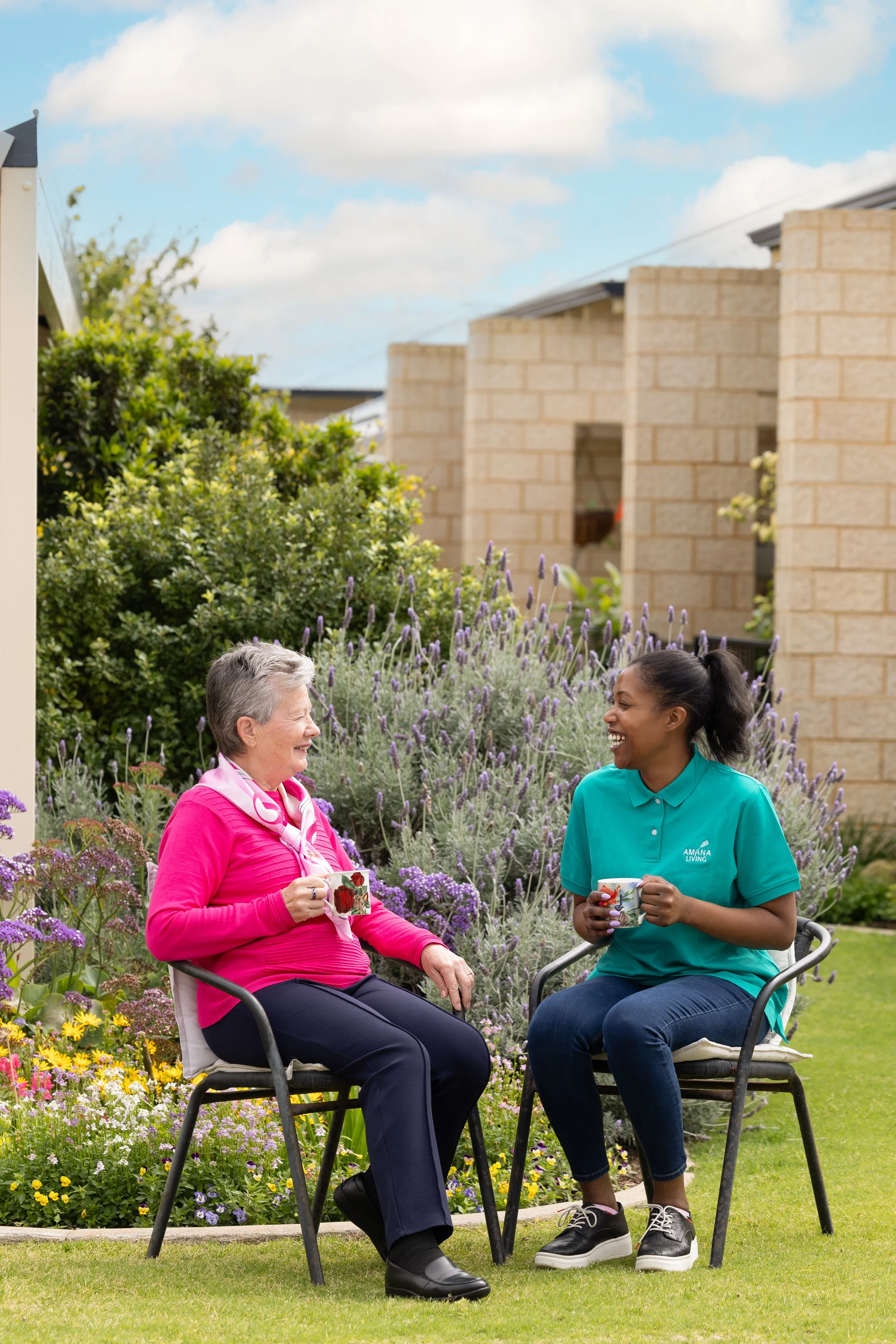 Photography of residents and staff in aged care in Perth western Australia by Still Media
