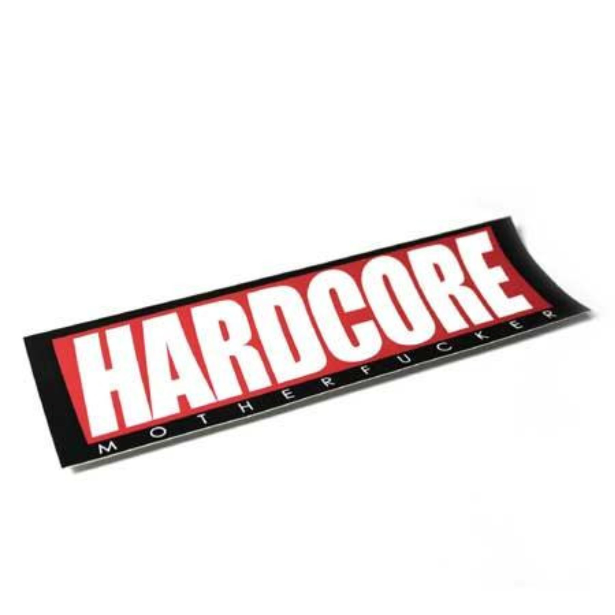 HARDCORE MF Sticker "Red Basic"