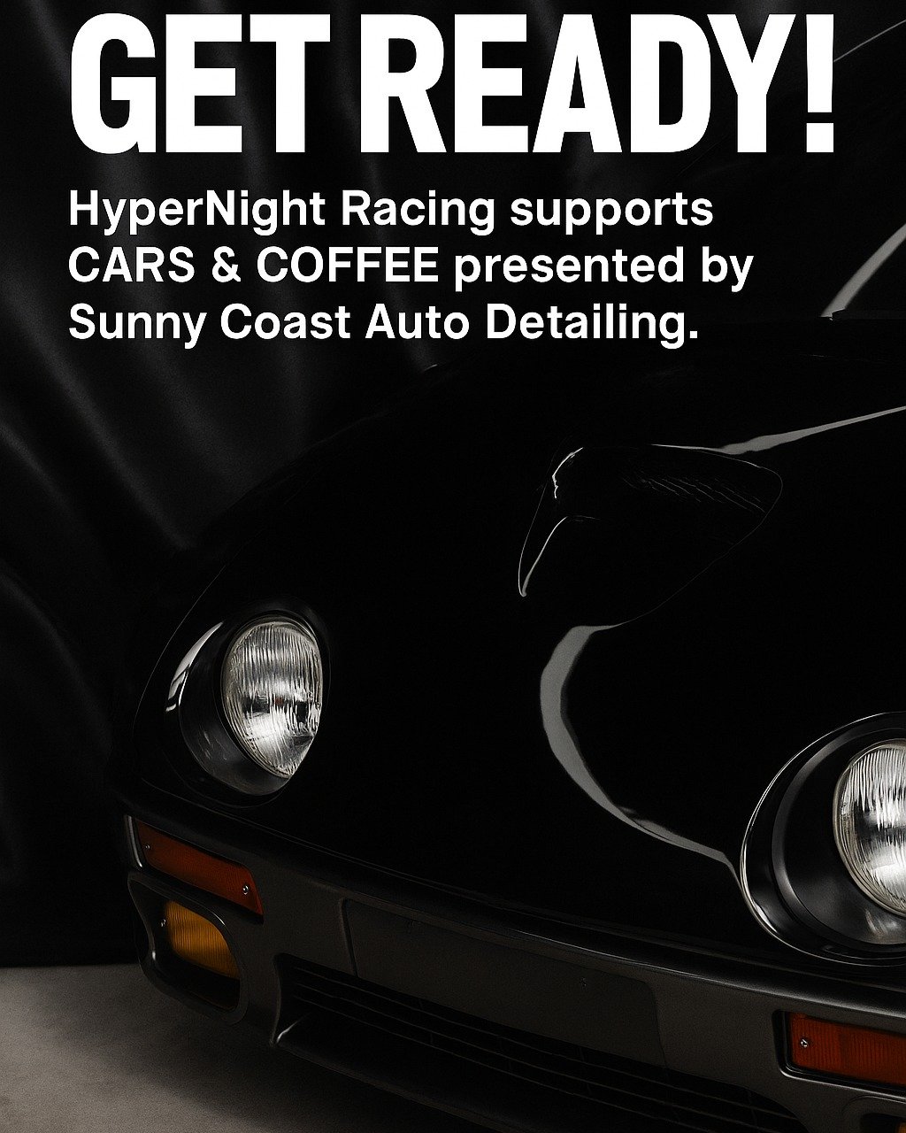 HyperNight Racing Supports CARS &amp; COFFEE MARCOOLA &ndash; SATURDAY, JUNE 28

Among the lineup, look for our Suzuki Cara.
The midship gullwing kei car with more attitude than displacement.
Not the fastest. Not the loudest. But it never blends in.
