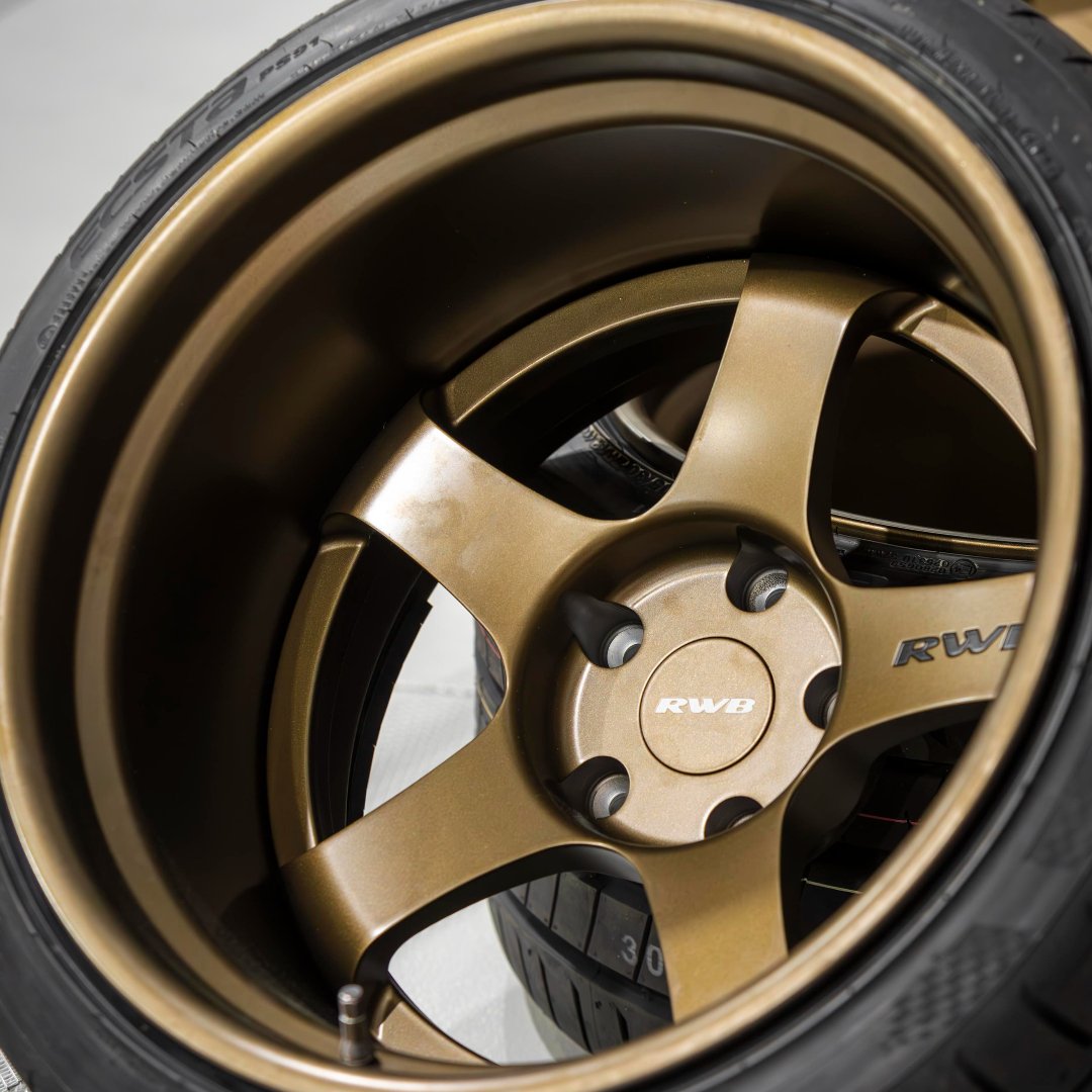 RWB G-1 five-spokes, straight from Nakai-san&rsquo;s shop and originally put on @h.i.m.m.y's build. 

Thinking &ldquo;I need those&rdquo;? You&rsquo;re right.
We can source ANY RWB wheel set. No endless waitlist, no mystery fees. Lock in your spec, c