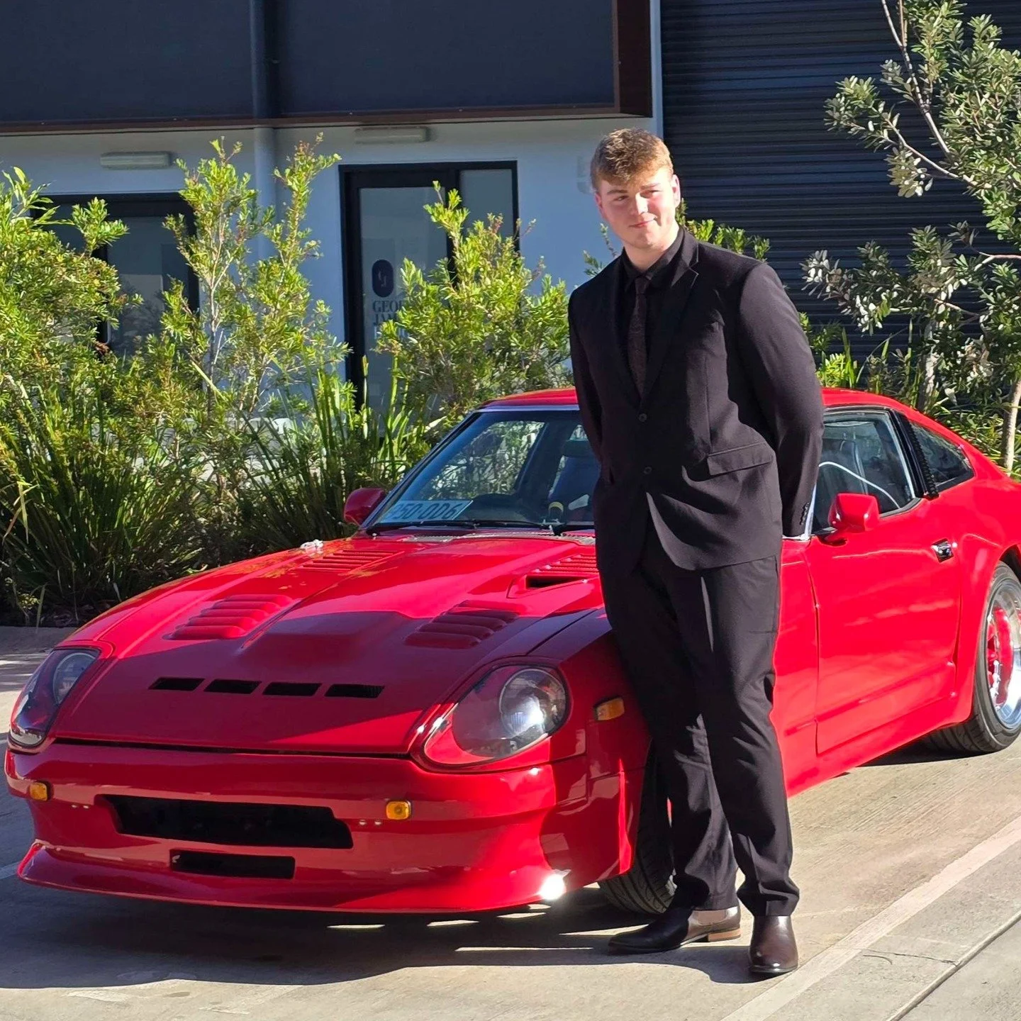 This afternoon our ABR: Hosoki S130Z was booked for a highschool formal celebration. It's not something we had originally planned to do with this car, but the passion of the young man was truly inspiring ✨

Thank you very much for choosing us. 

The 