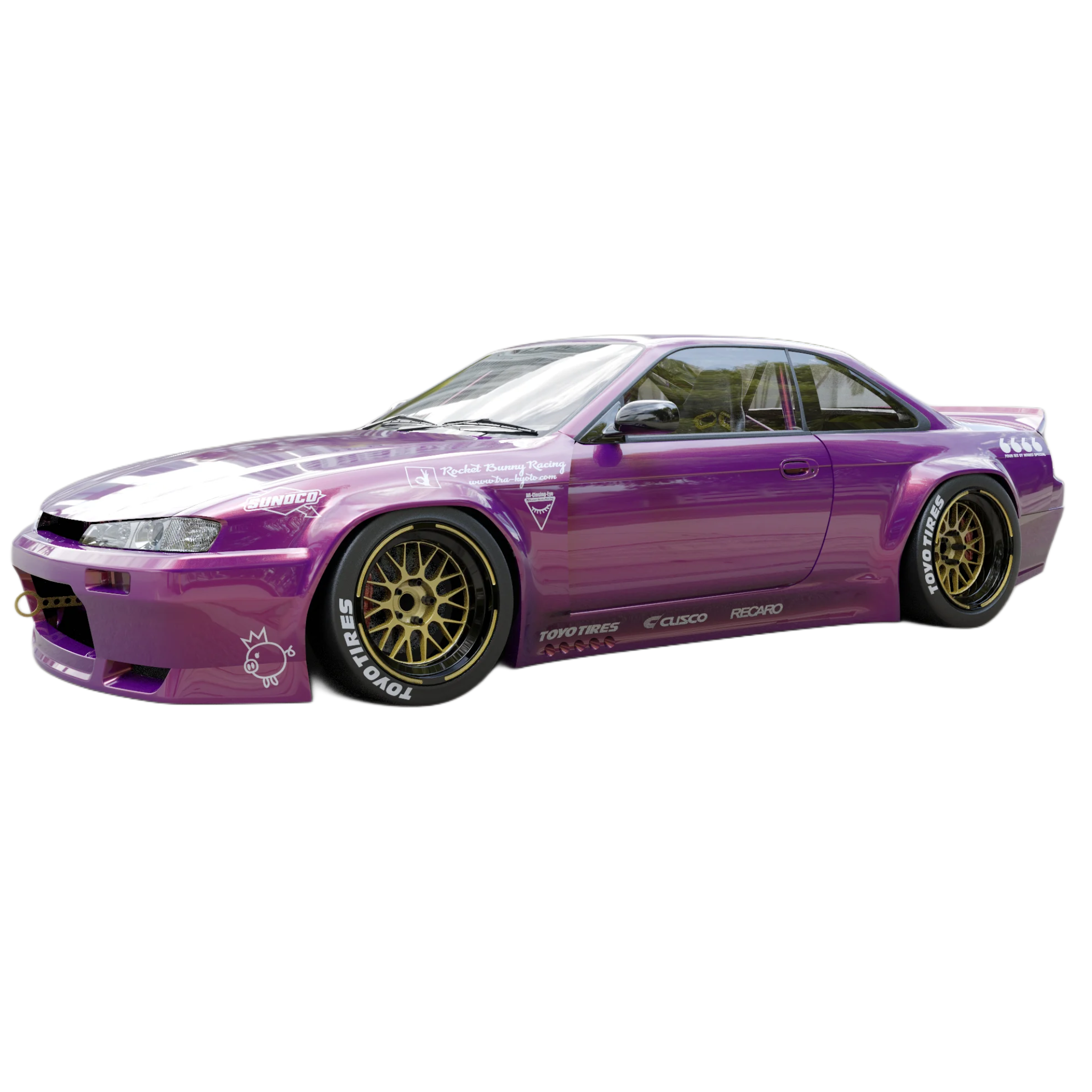 PANDEM x 6666 Four Six GT Rodeo Special V3.0 Nissan Silvia S14 Widebody Kit
