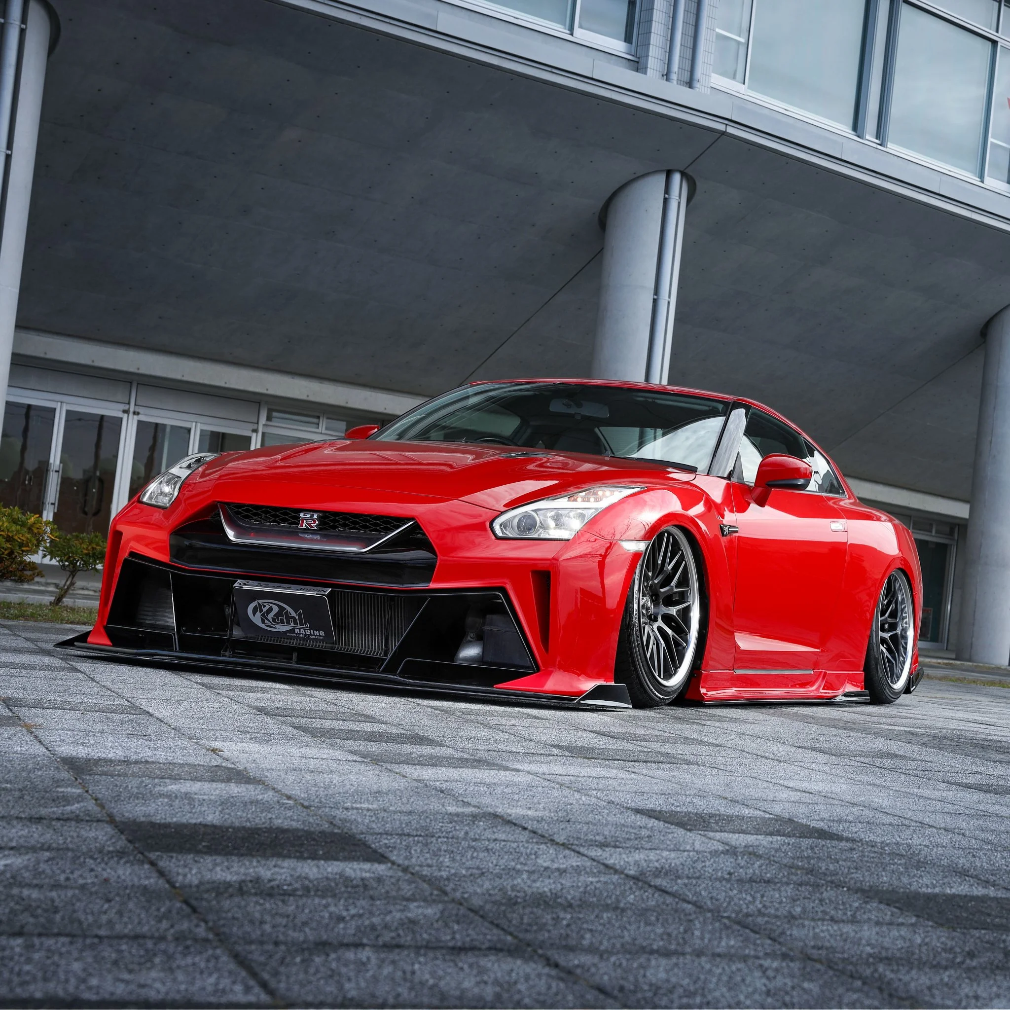 KUHL Racing Ver4 35R-GT II Nissan R35 GT-R Front Bumper Complete Package