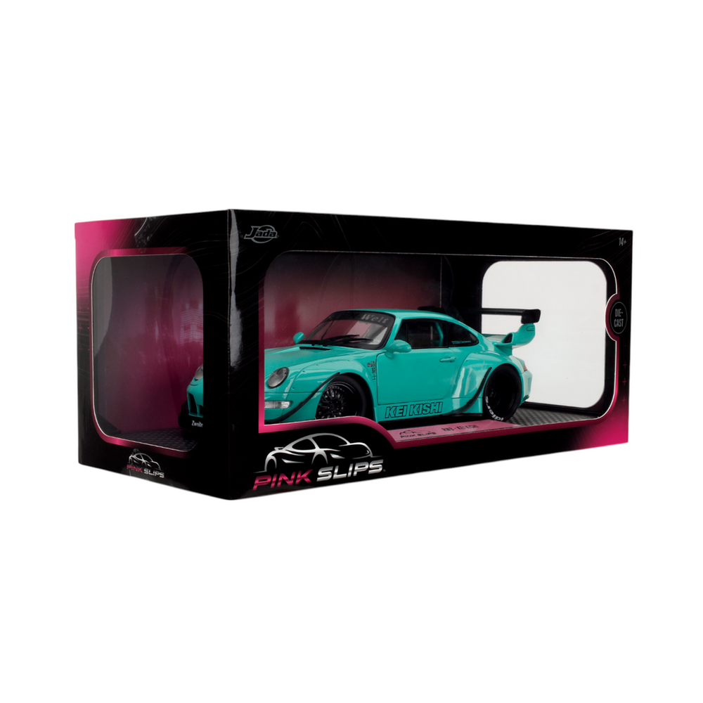 1:18 RWB 993 (Porsche 911) -- Kei Kishi - Turquoise -- — HyperNight