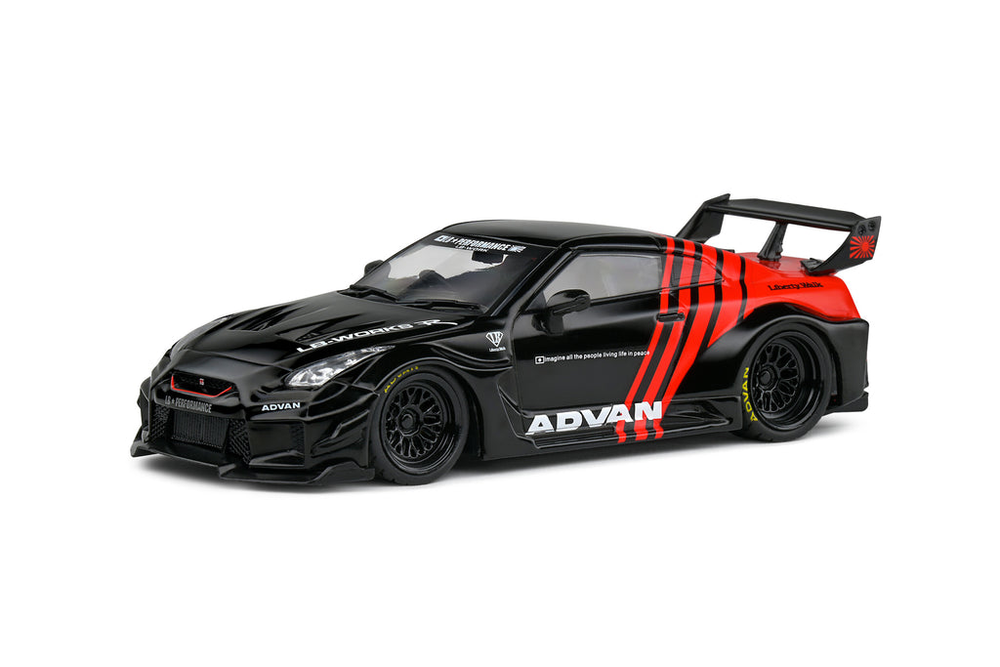 1:43 Nissan GTR R35 LB Silhouette Liberty Walk -- ADVAN