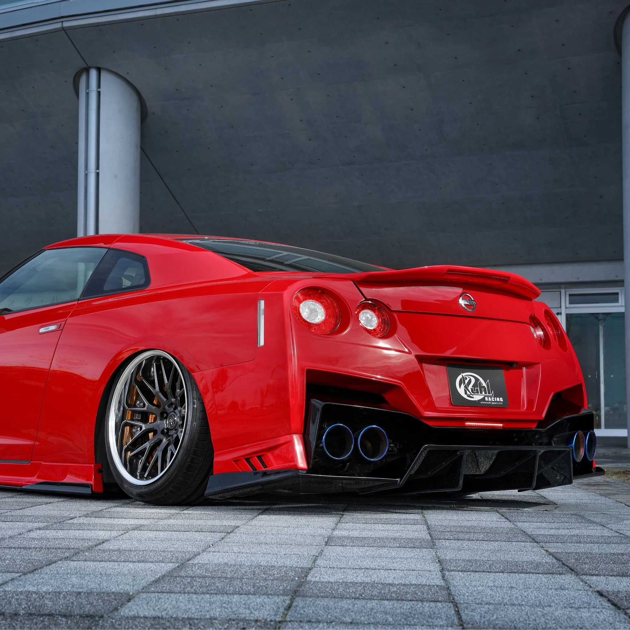 KUHL Racing Ver4 35R-GT II Nissan R35 GT-R Rear Bumper Complete Package