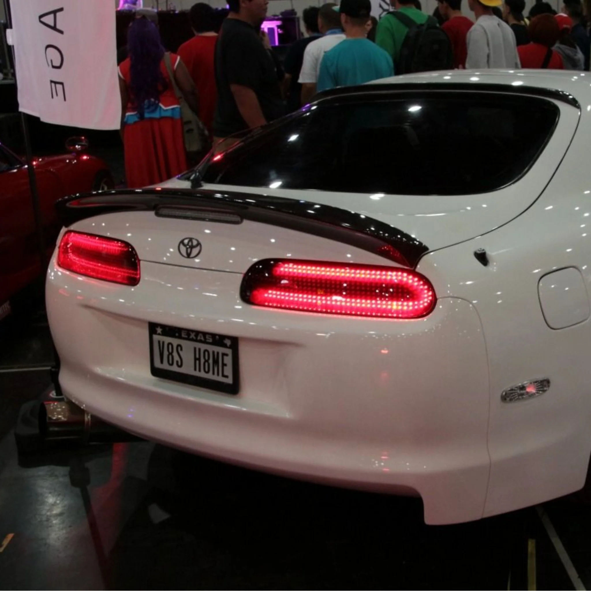 Car Shop GLOW LED Tail Lights Ver. 1 (Smoked) – Toyota Supra JZA80