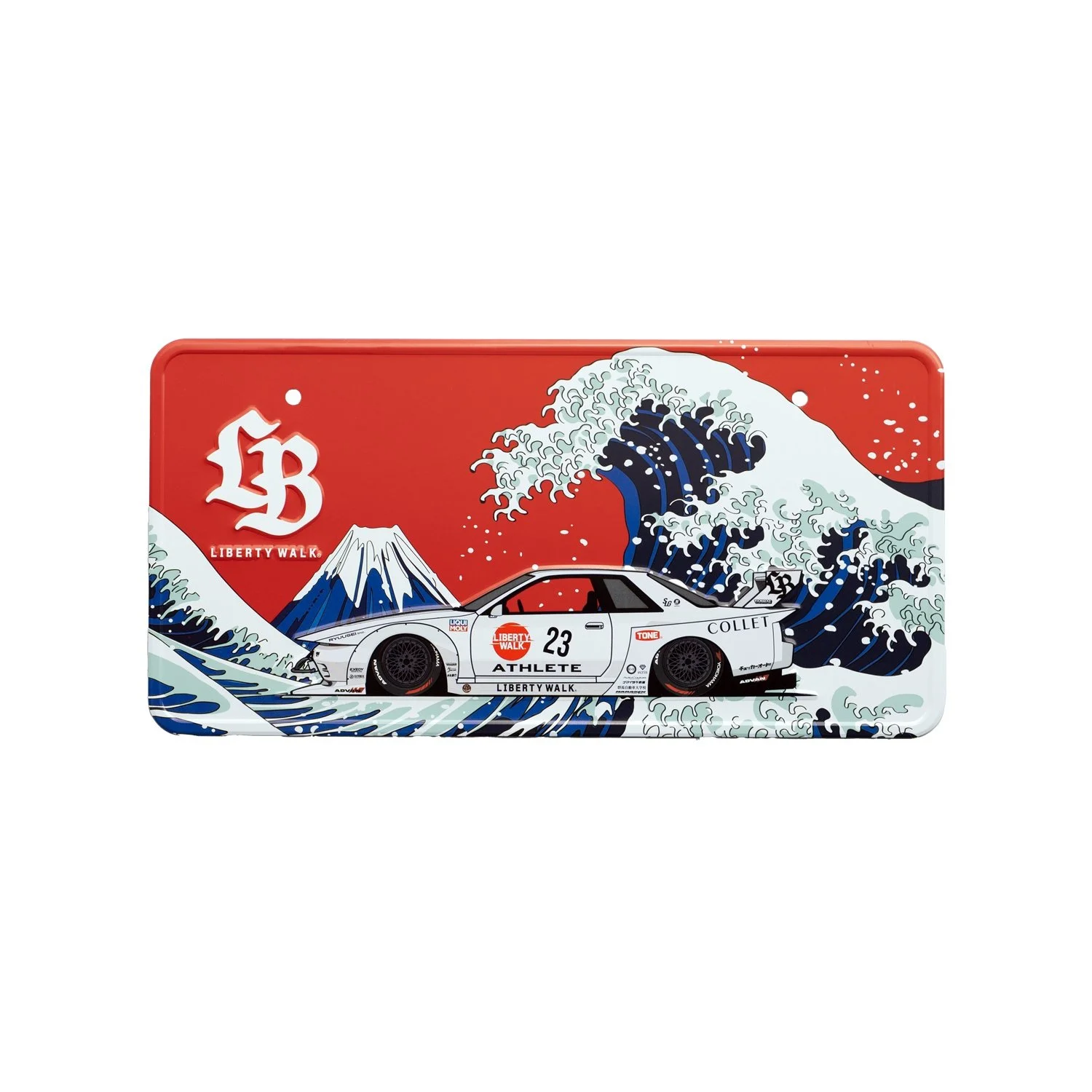 LIBERTY WALK Number Plate R32 Wave