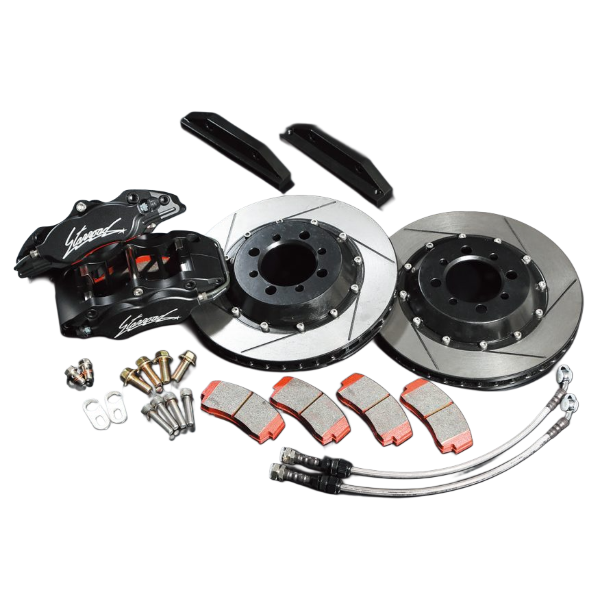 STAR ROAD 4-pot caliper kit (forged) for Hakosuka, Kenmeri, S30, S31
