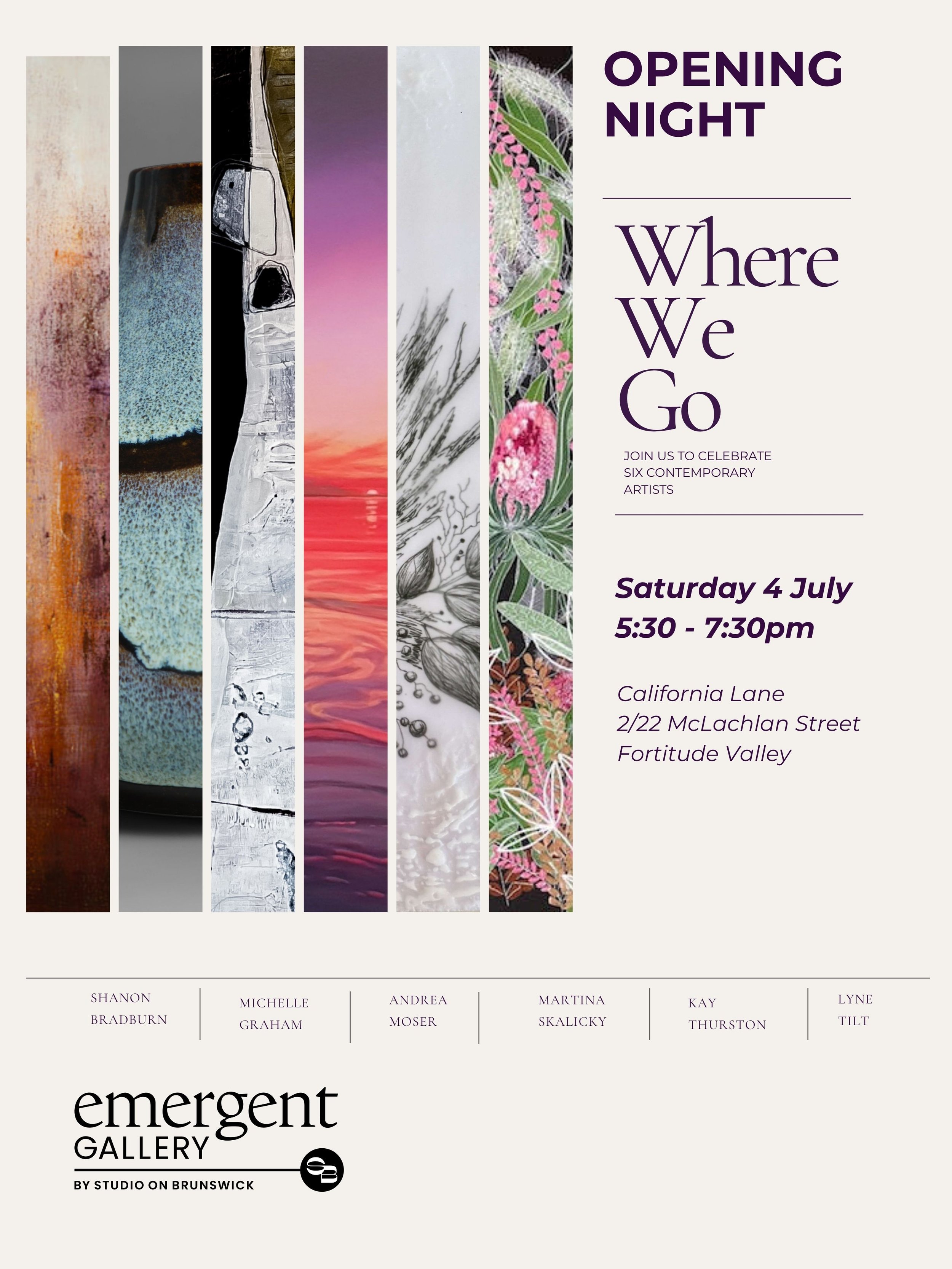 Where We Go - Opening Night