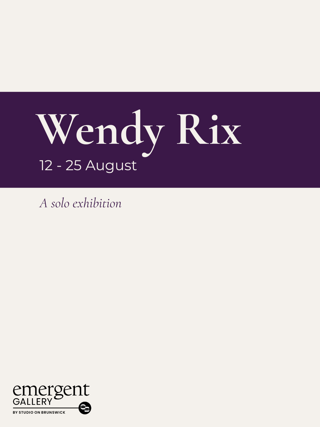 Wendy Rix - Solo
