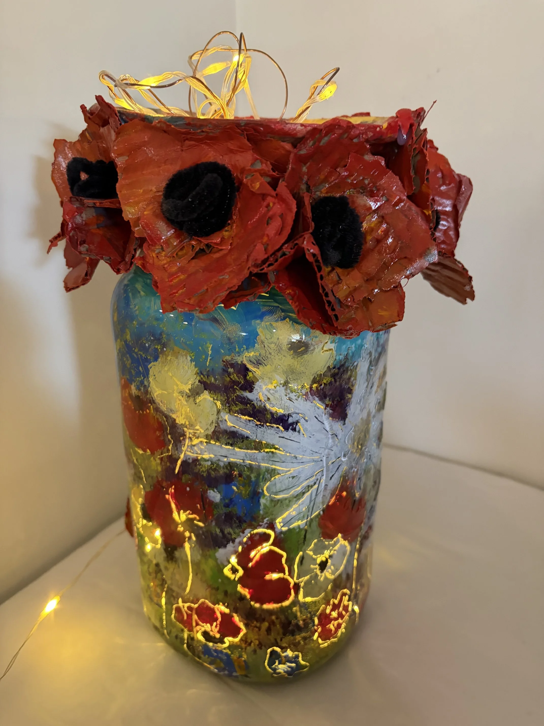 Lamp LED - Poppies