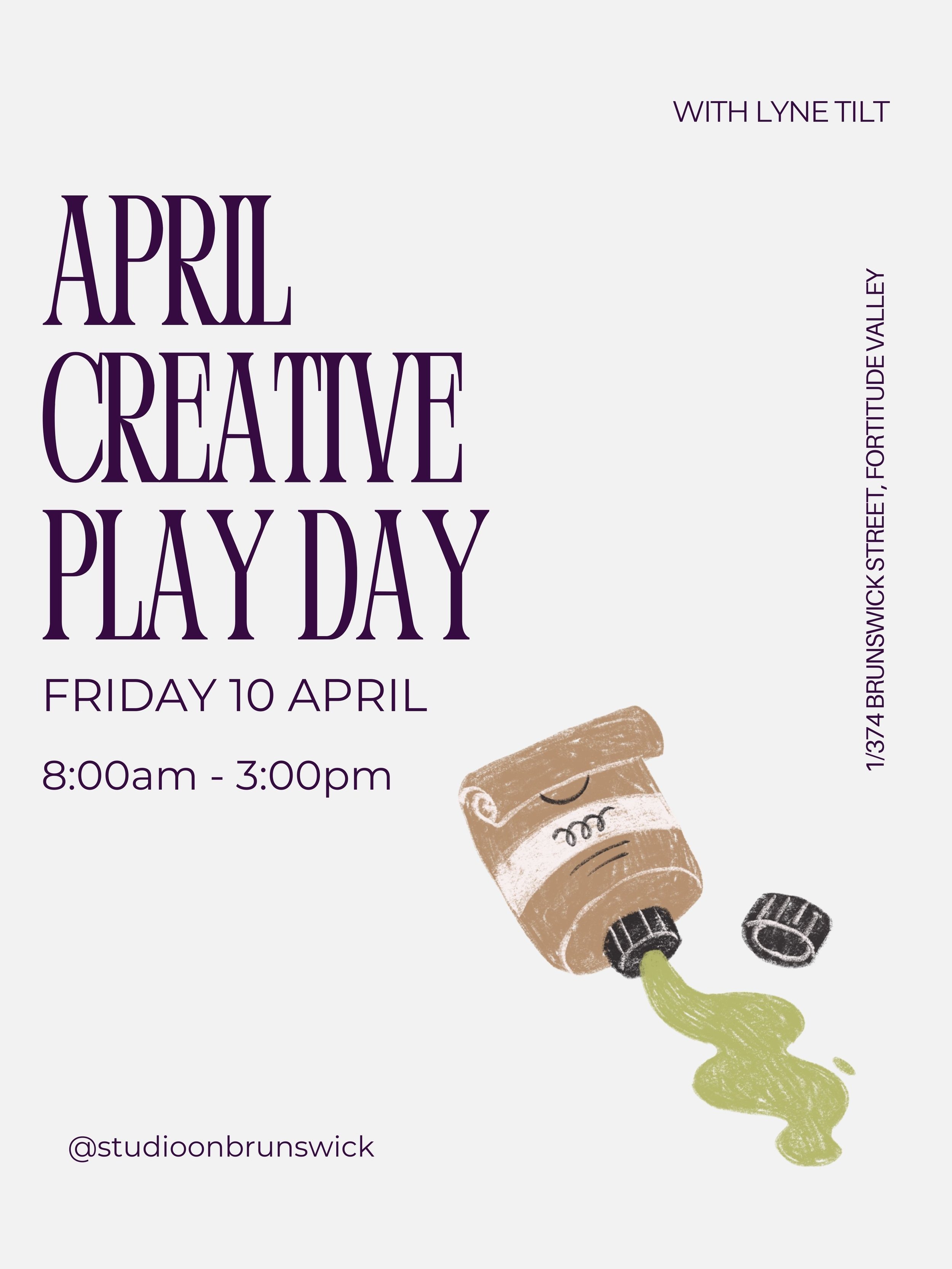 CREATIVE PLAY DAY - April