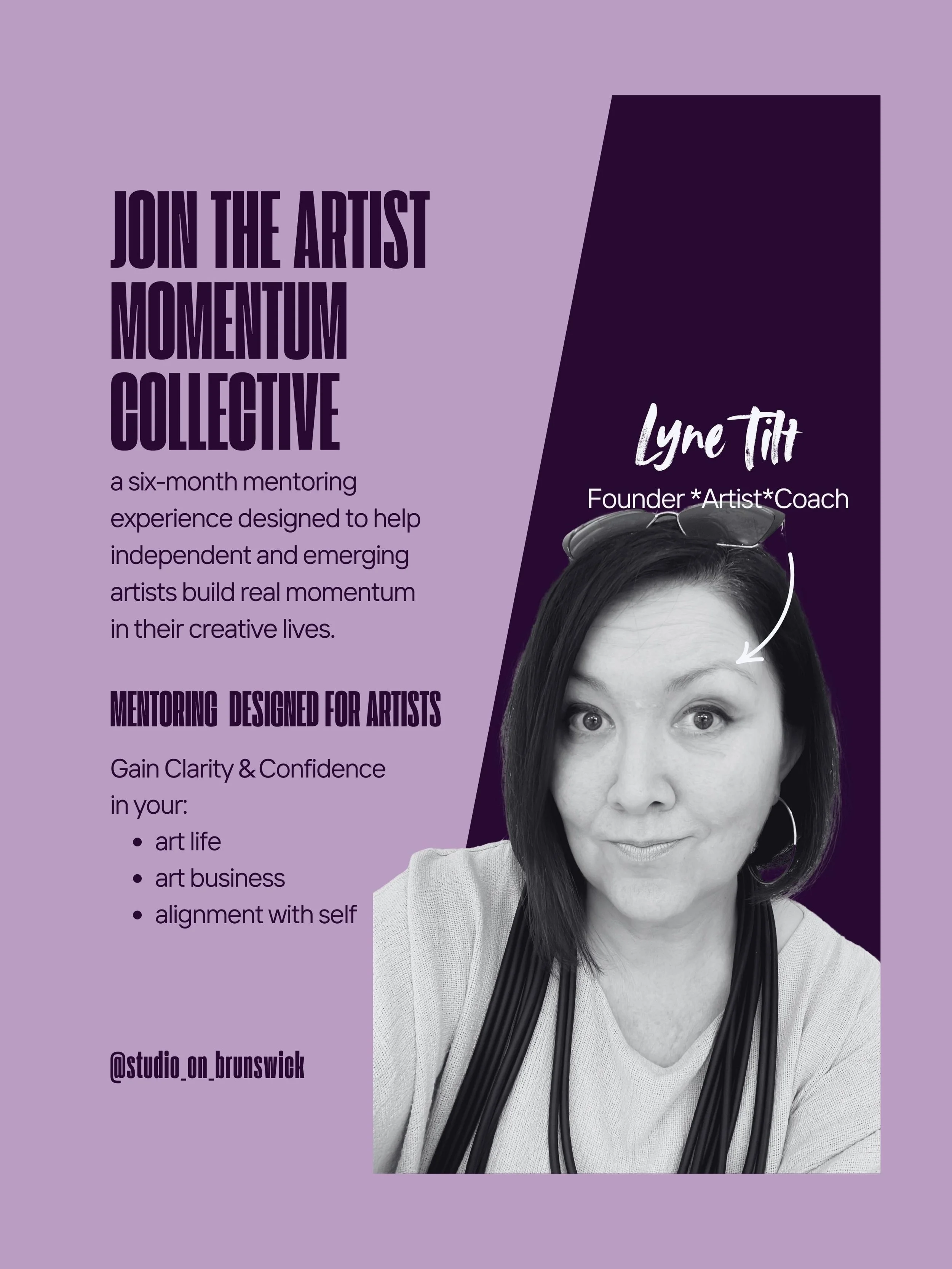 ARTIST MOMENTUM COLLECTIVE: Group Coaching for Artists Ready for Clarity, Confidence and Momentum.