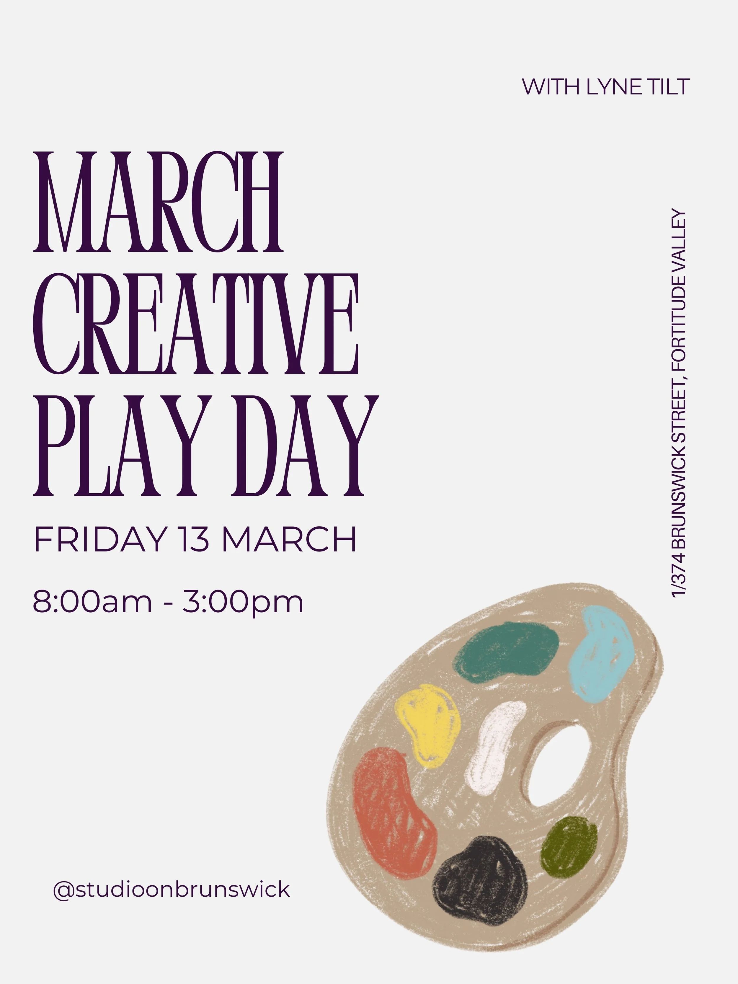 CREATIVE PLAY DAY - March