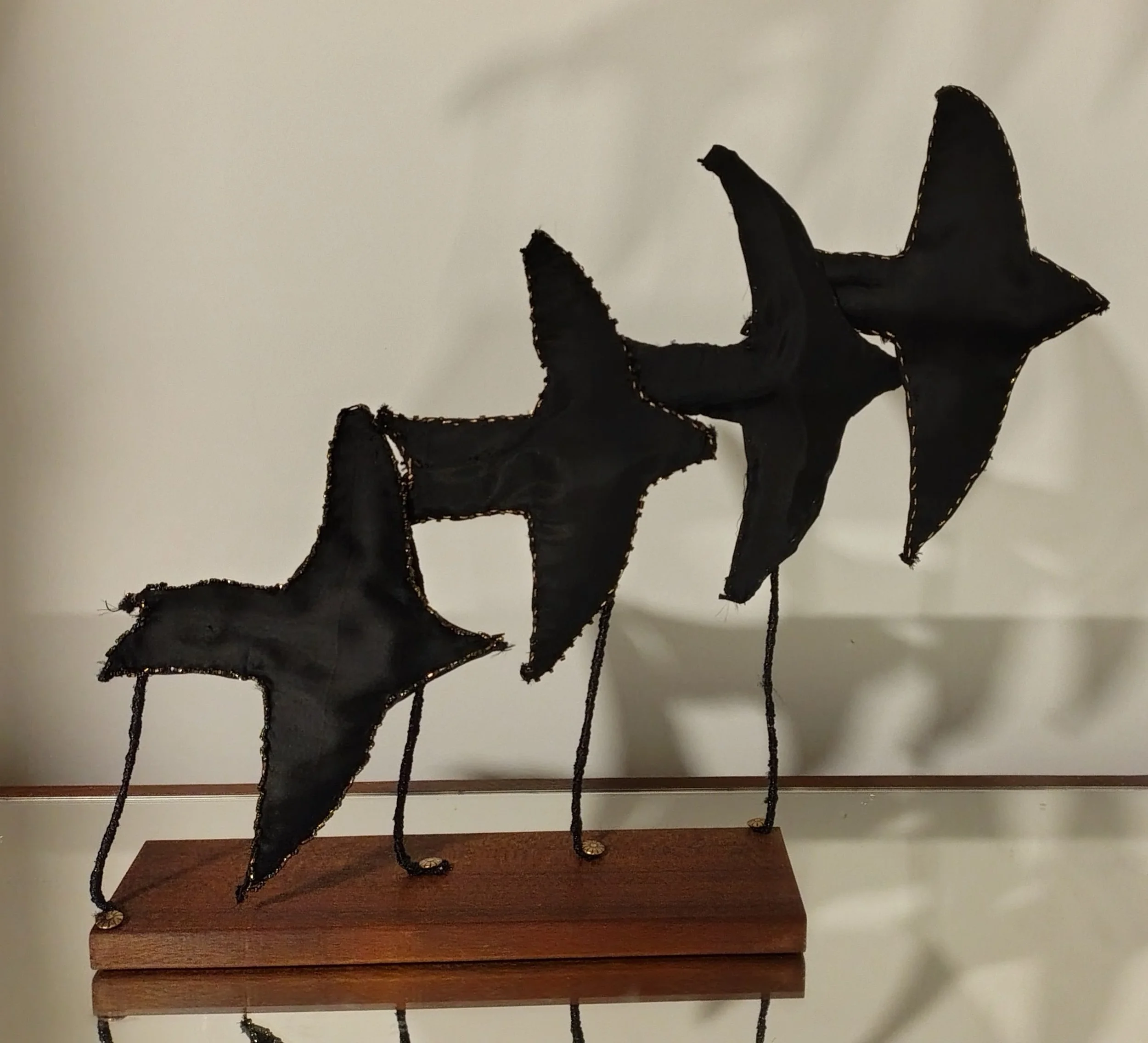 Swifts in flight