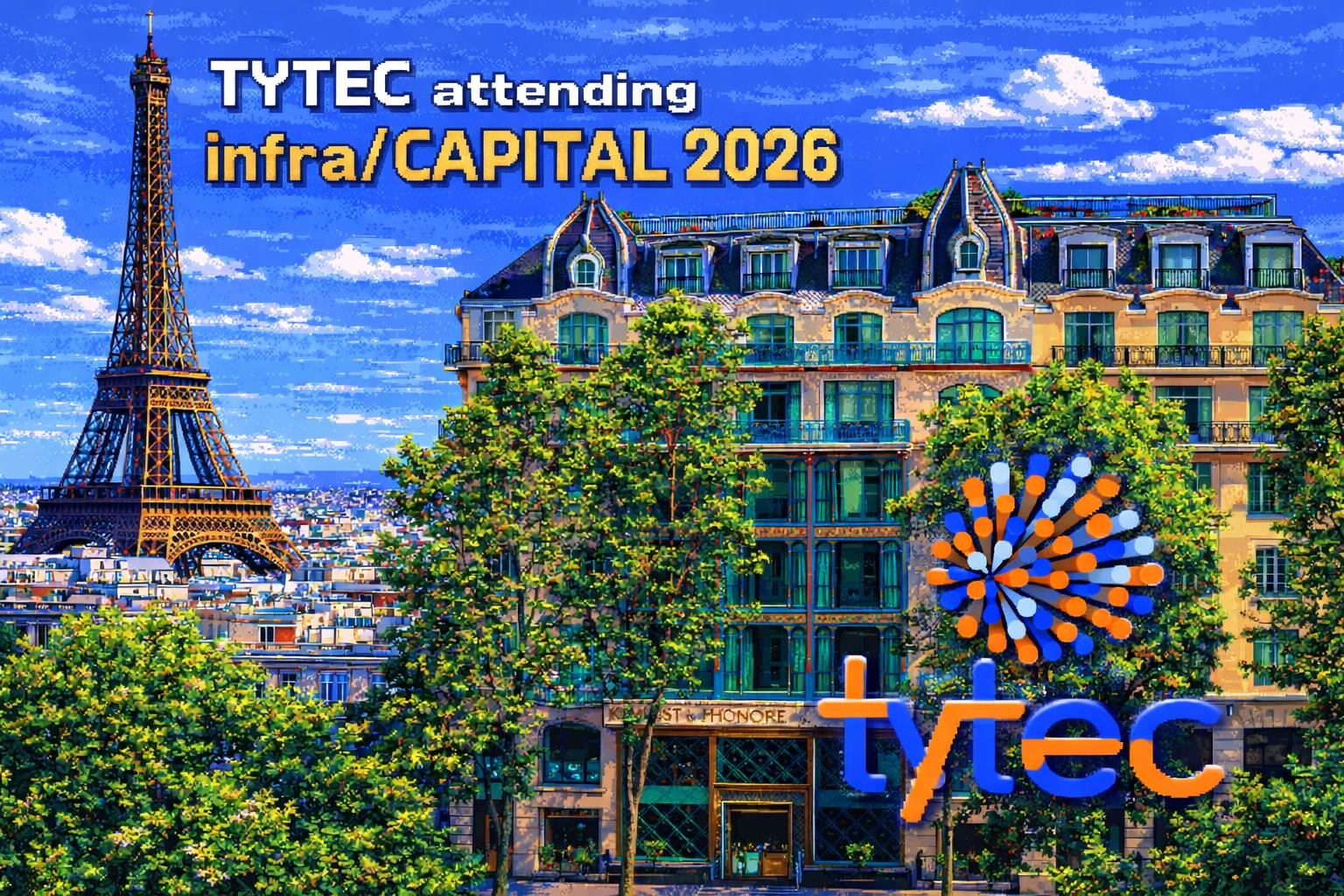 TYTEC at infra/CAPITAL 2026 Paris AI infrastructure and data centre conference at Kimpton St Honoré