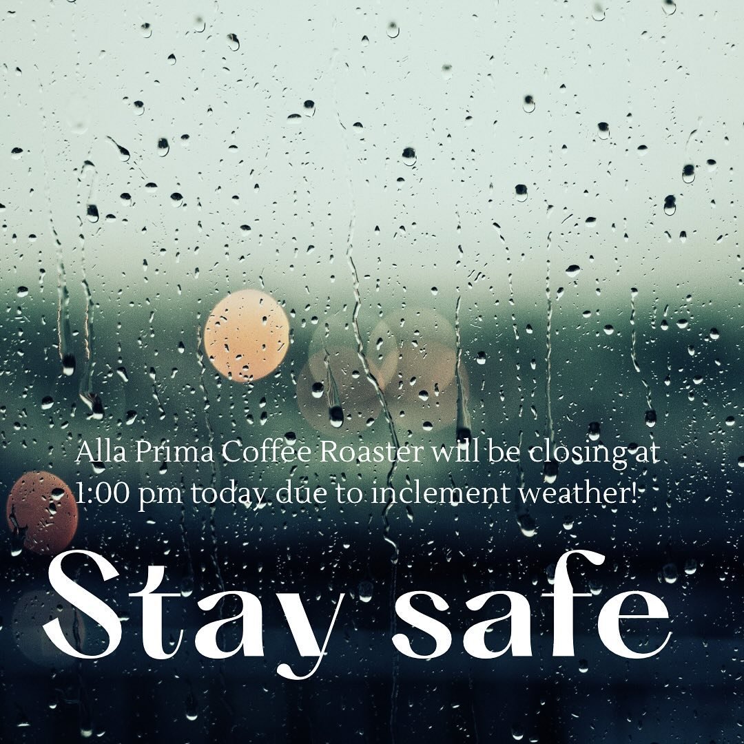 We will be closing early today! Come and get your coffee before 1:00 so our baristas can get home safely. Stay safe, coffee lovers!
#pensacola #pensacolavibes #downtownpensacola #allaprimacoffee #allaprimacoffeeroaster #pensacolafoodies #pensacolacof