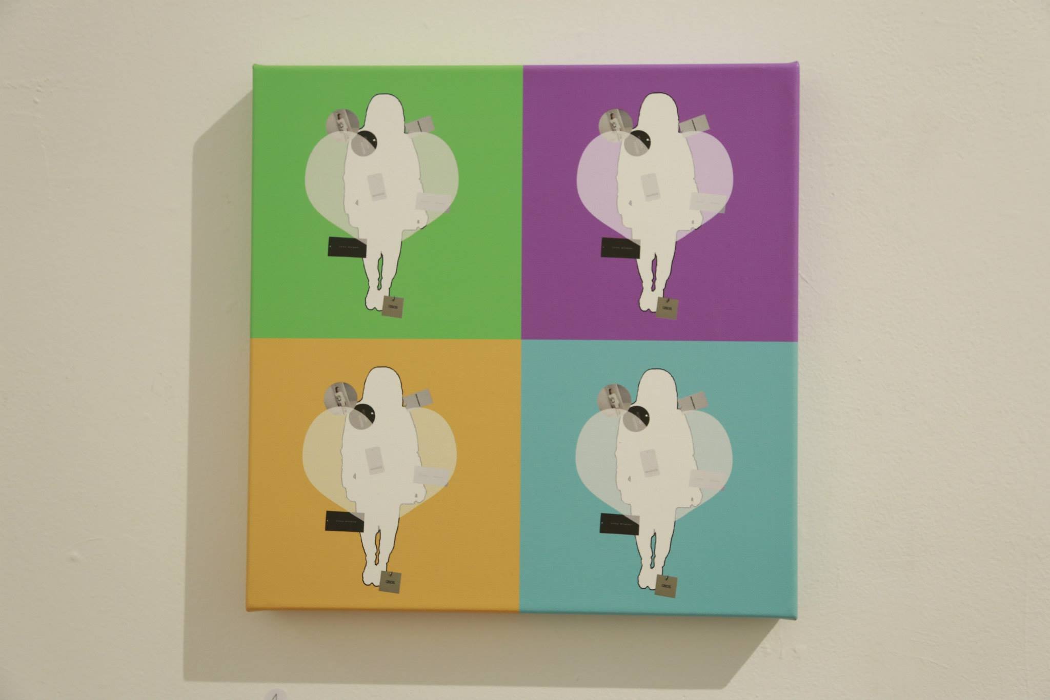 canvas digital print artwork about social media