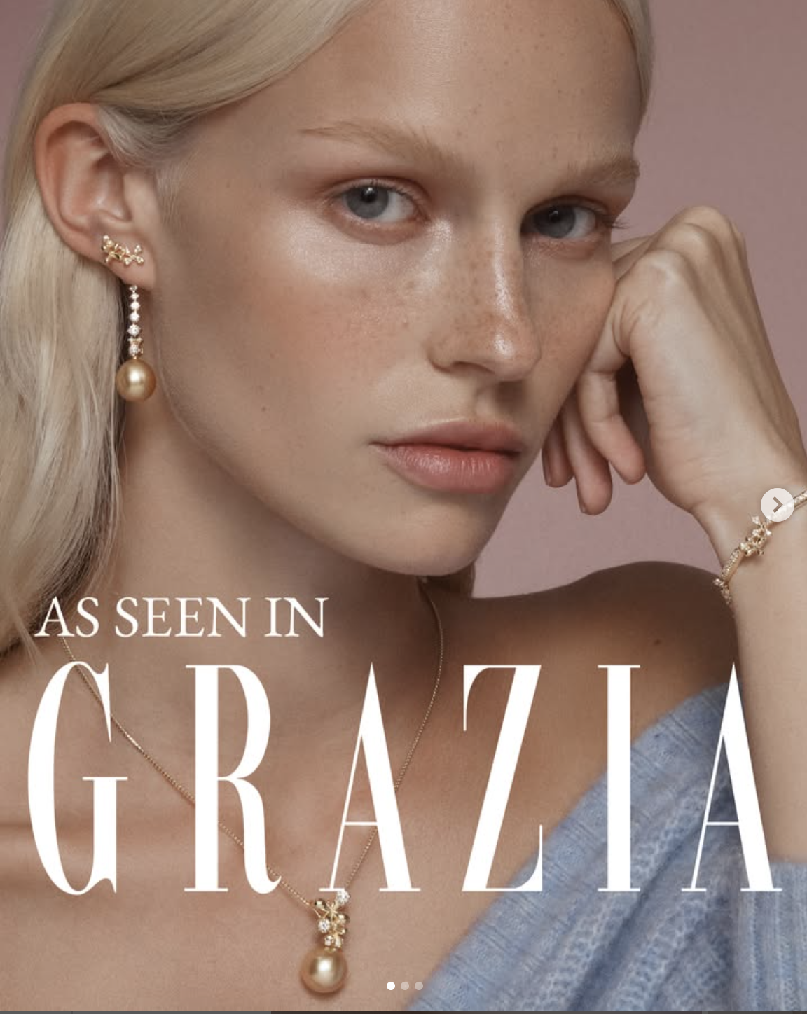 Faith Jewels Grazia international print magazine Aileen T Marr
