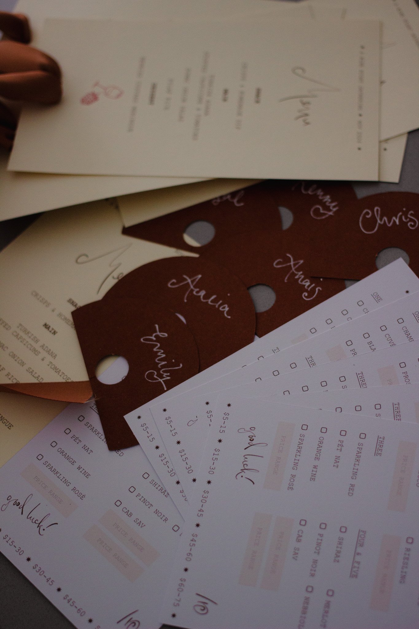 Emclectic custom stationery