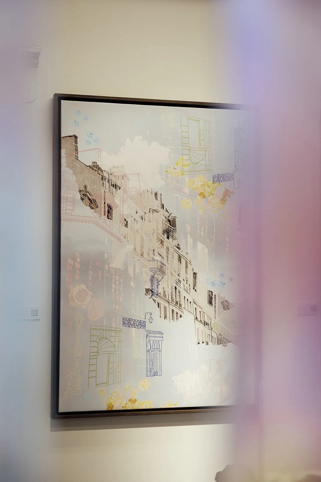 Emclectic custom artwork Melbourne Exhibition Ladder Art Space Kew