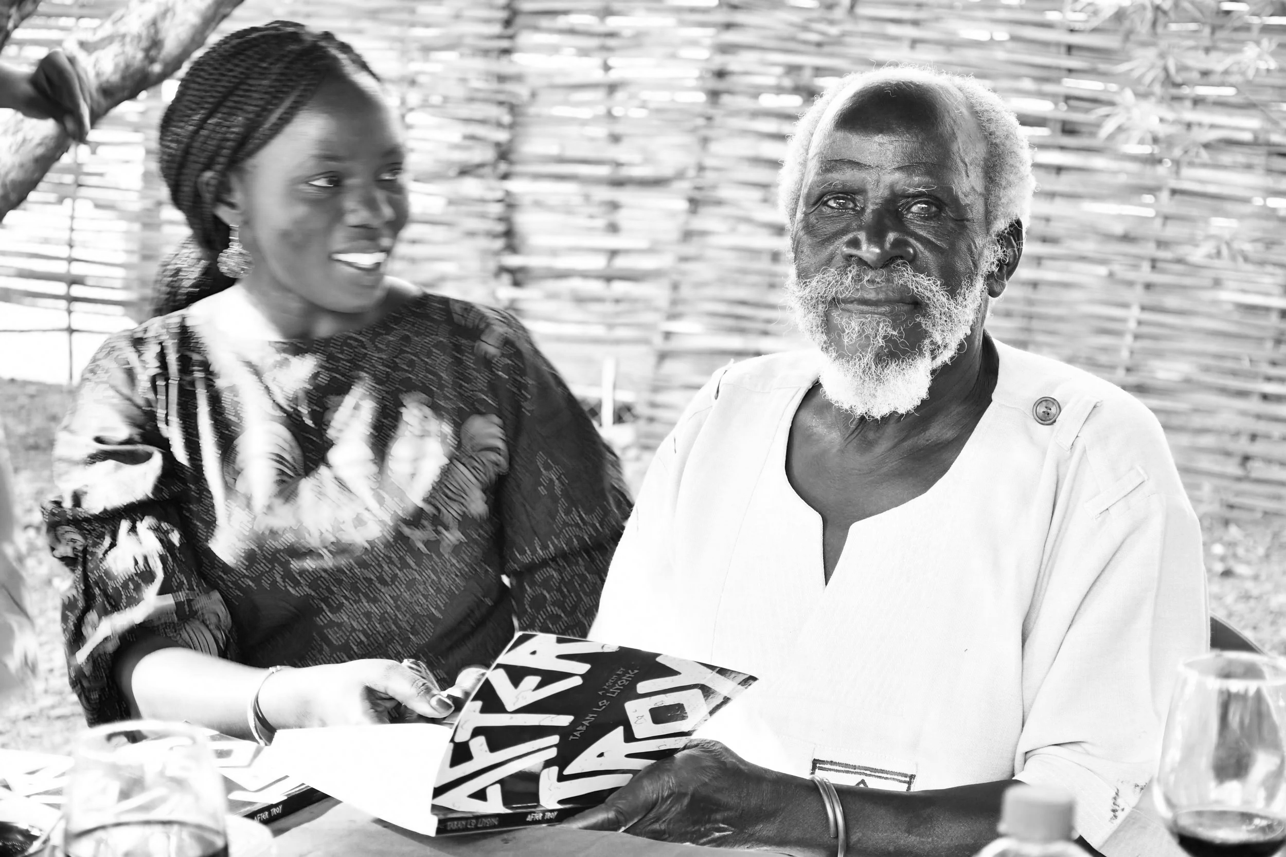 Professor Taban Lo-Liong at the launch of his new book, "After Troy," at The Baobab House 6 December 2020