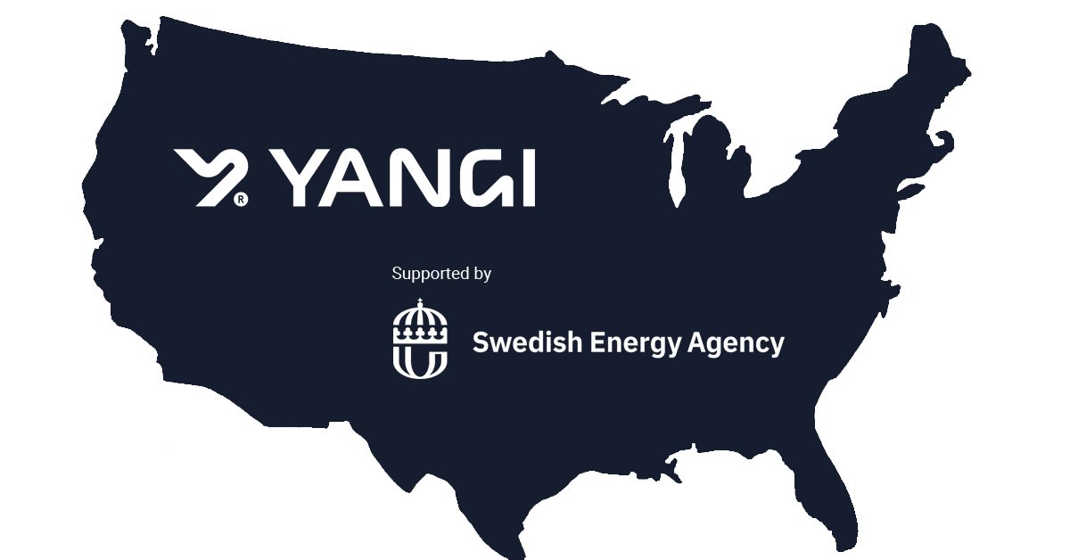Yangi Receives Swedish Energy Agency Grant to Accelerate U.S. Market Entry