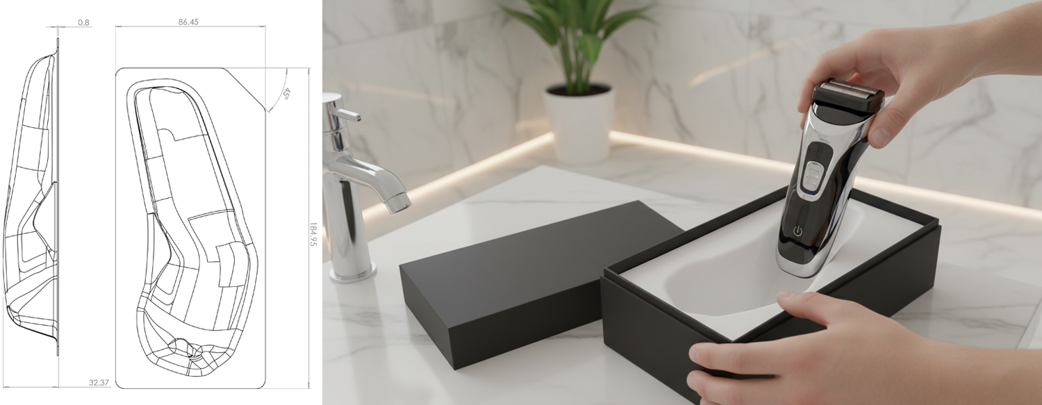 Yangi Electric Shaver Protective Insert