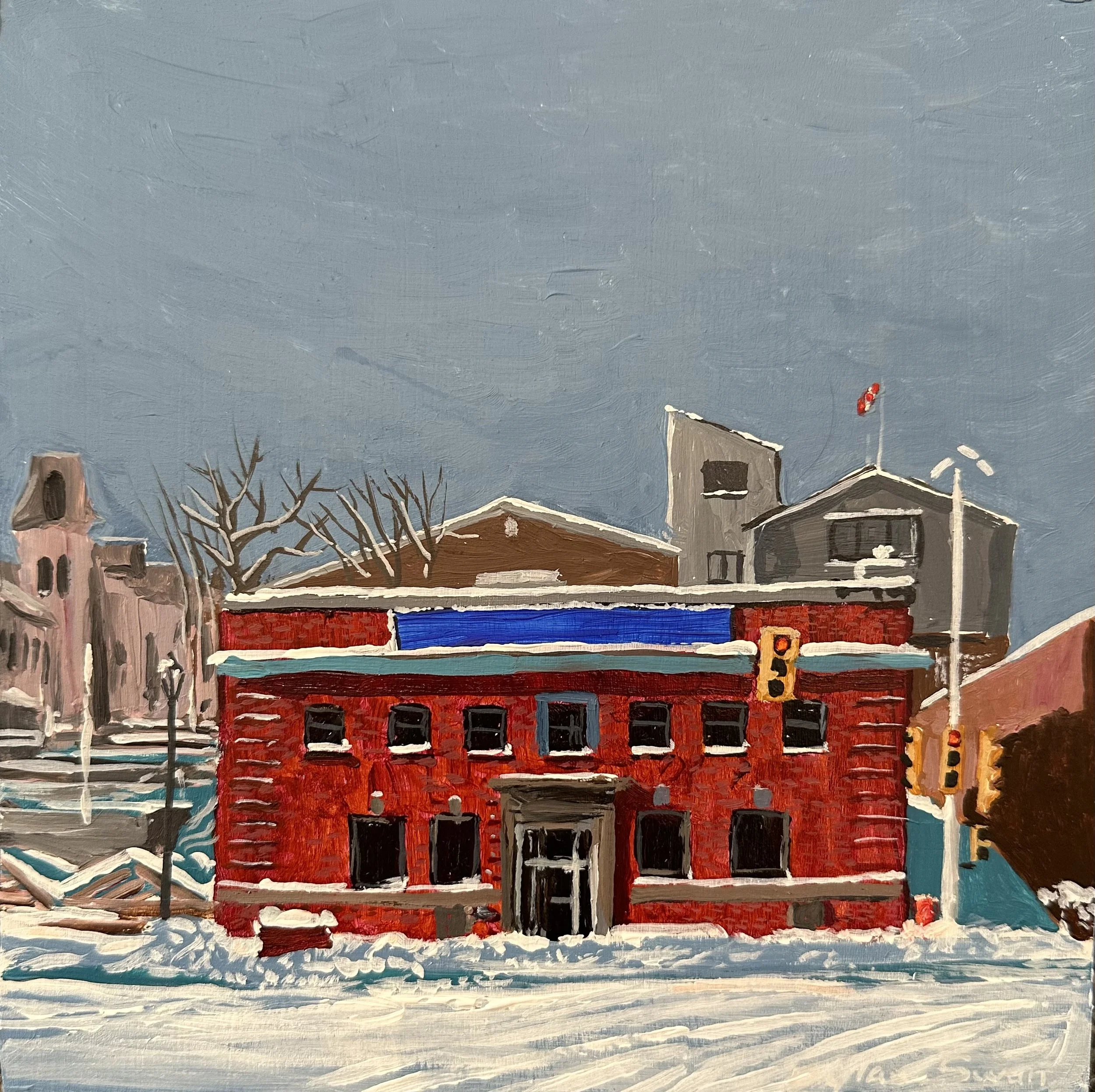 Old Library    (8" x 8")
