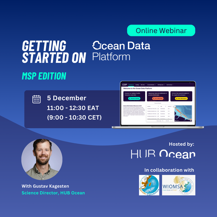 Webinar  | Getting started on the Ocean Data Platform - Marine Spatial Planning Edition