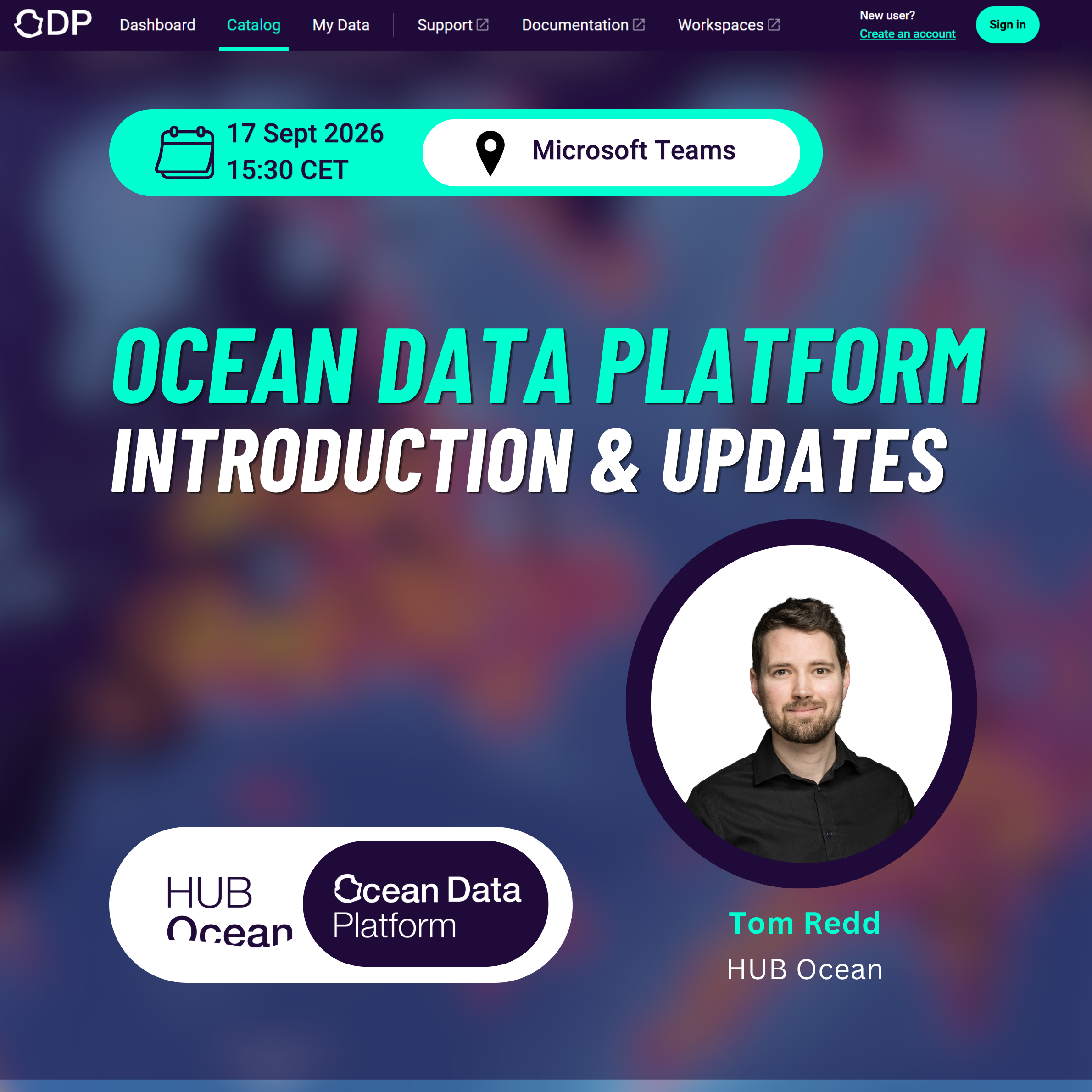 Webinar | Ocean Data Platform - Introduction and Updates 