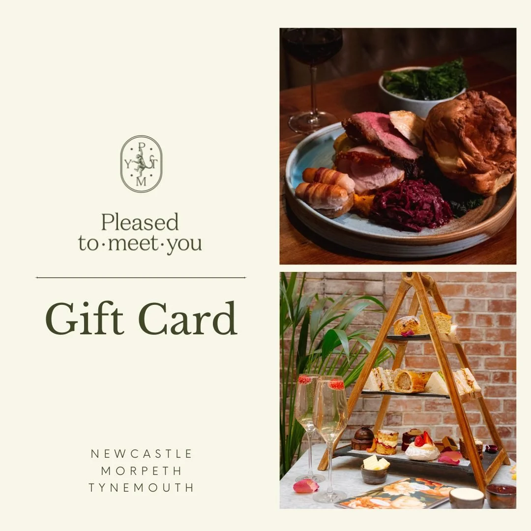 Stuck for a Christmas gift? We&rsquo;ve got you.

The PTMY Gift Card is the one size fits-all present, perfect for anyone who loves great food, cocktails, gin, wine or a catch up.

Valid at Newcastle, Tynemouth &amp; Morpeth and redeemable in the bar