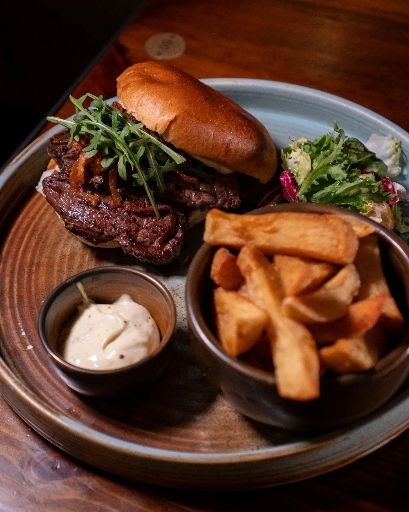 Lunch just sorted itself 🥩

Steak sandwich, chips on the side, that&rsquo;s all you need to know.

Available Monday&ndash;Saturday, 12&ndash;5pm.

Book your table via link in bio 🔗

#nefoodies #morpethfood #morpethfoodies #steaksandwich #lunchplan