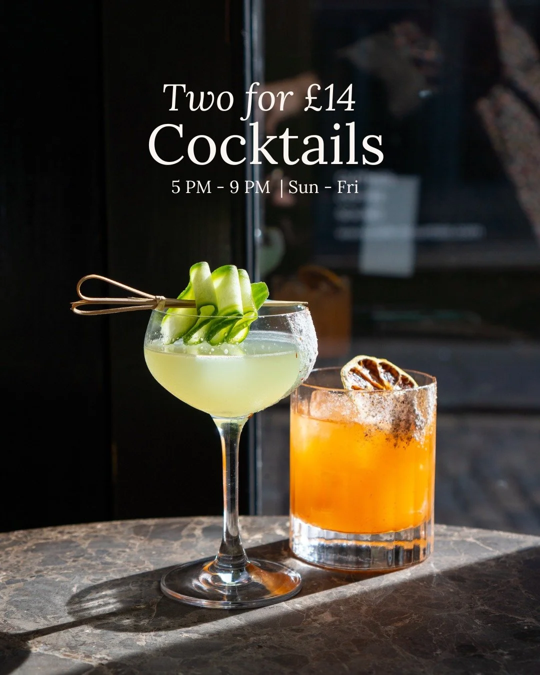 The &ldquo;one after work&rdquo; crowd know exactly how this goes 🍸

A couple of cocktails later and the weekend&rsquo;s officially in motion.

Two cocktails for &pound;14, Sunday&ndash;Friday, 5&ndash;9pm 🍹

#morpeth #cocktails #afterworkdrinks #m