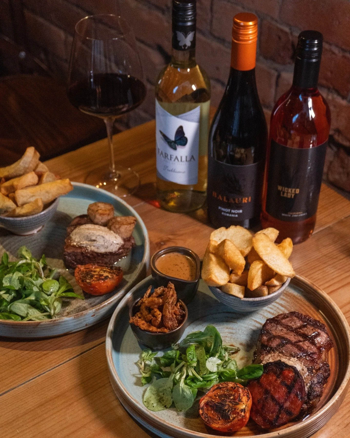 Friday nights are for steak and wine 🍷

Two steaks, wine and no reason to cook at the end of the week.

Available every Friday, 5&ndash;9pm for &pound;50 per couple.

Pre-booking recommended 🔗

#morpeth #steaknight #wineanddine #morpethfood #dateni