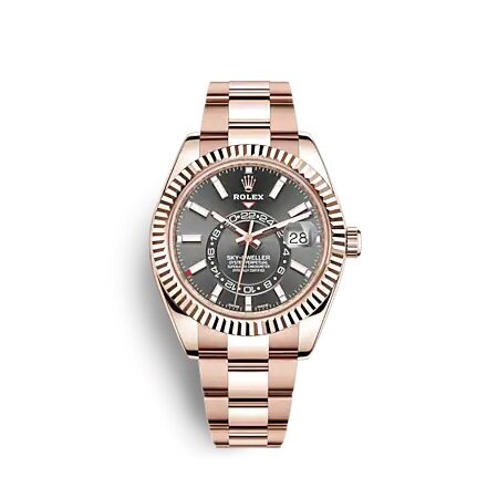 Rolex Rose Gold Sky-Dweller Rhodium 326935