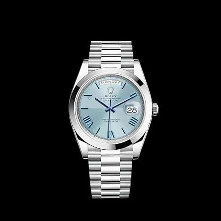 Rolex Platinum President Ice Blue Ref 228206