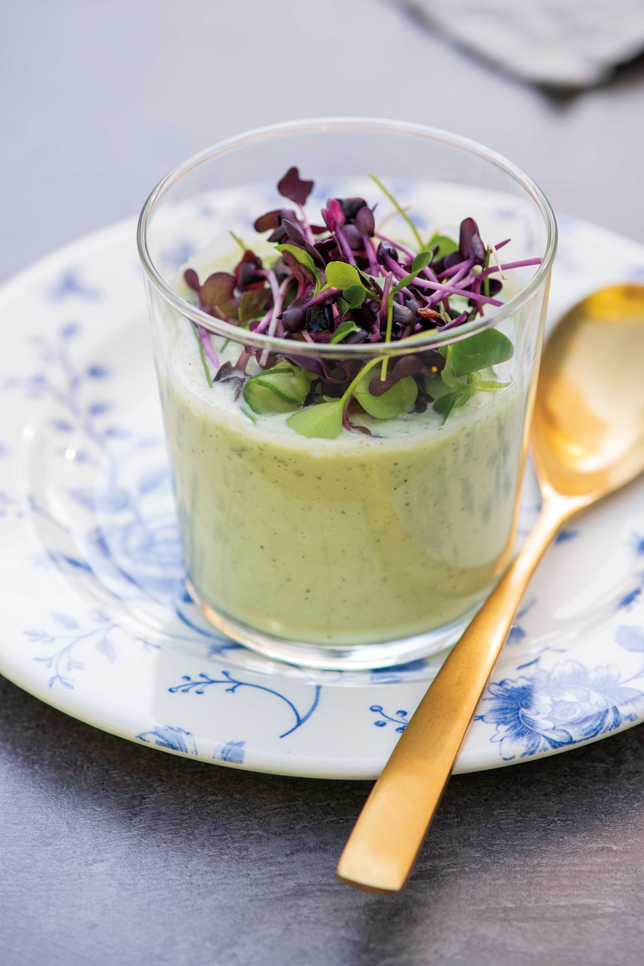 Gazpacho mit Trauben &amp; Gurke