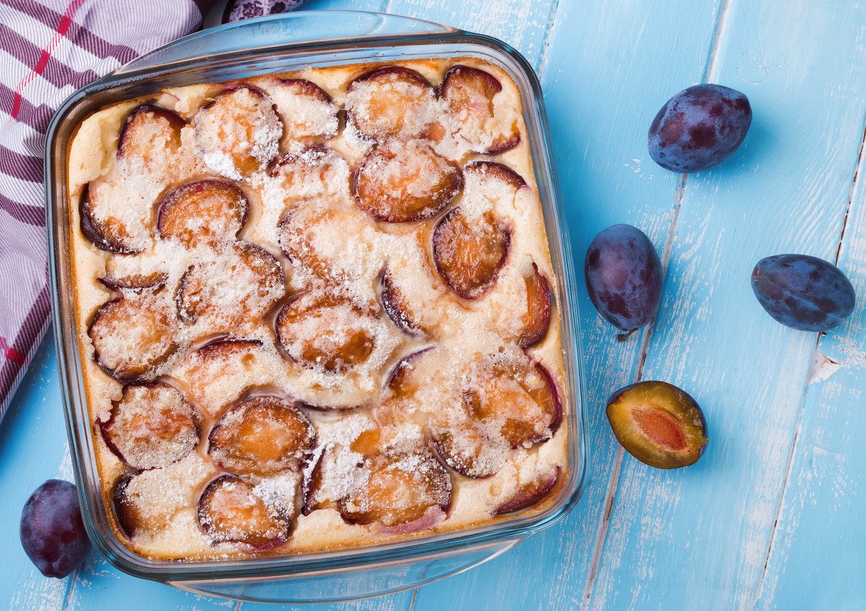 Zwetschken-Clafoutis mit Zimt