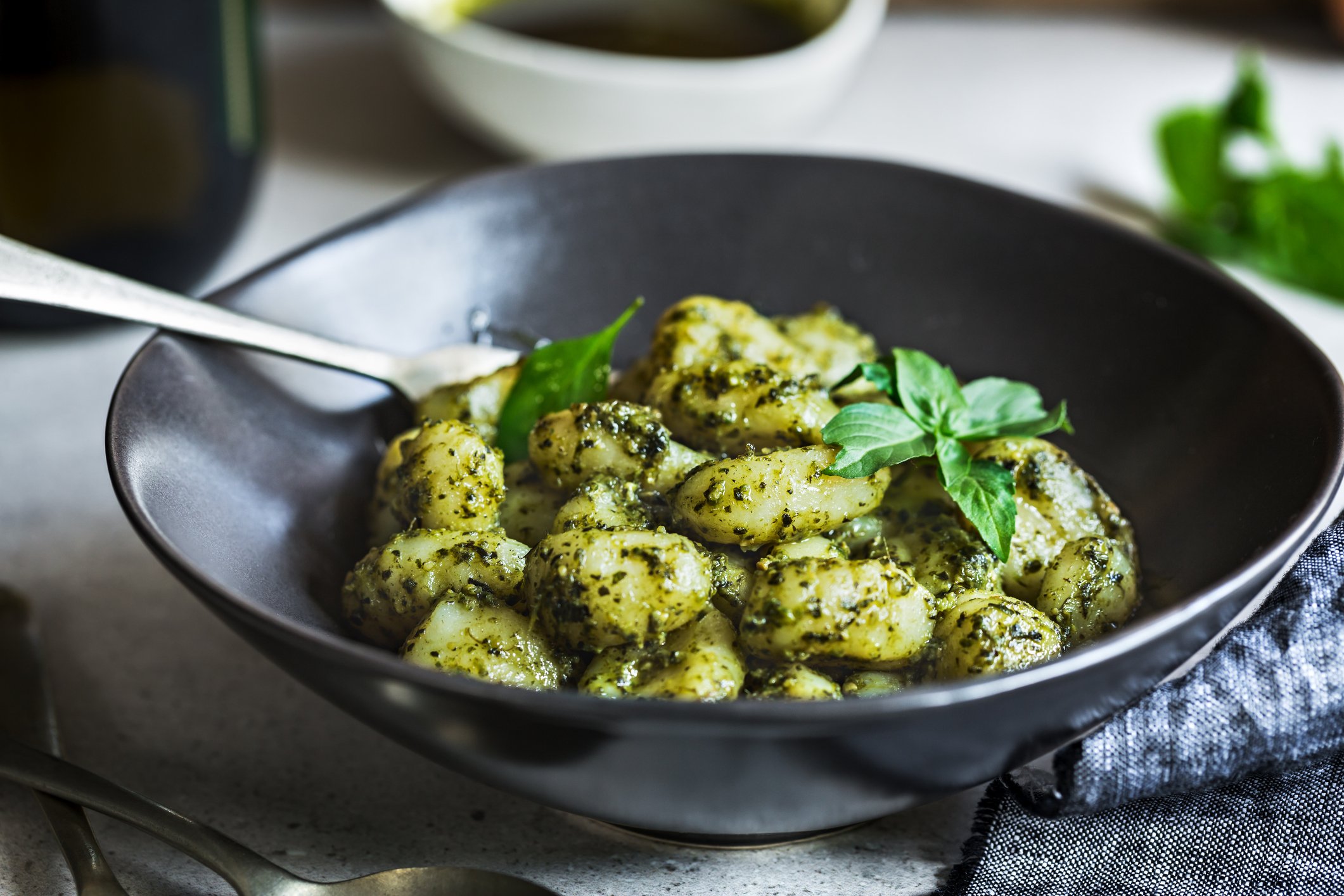 Selbstgemachte Gnocchis mit Bärlauchpesto