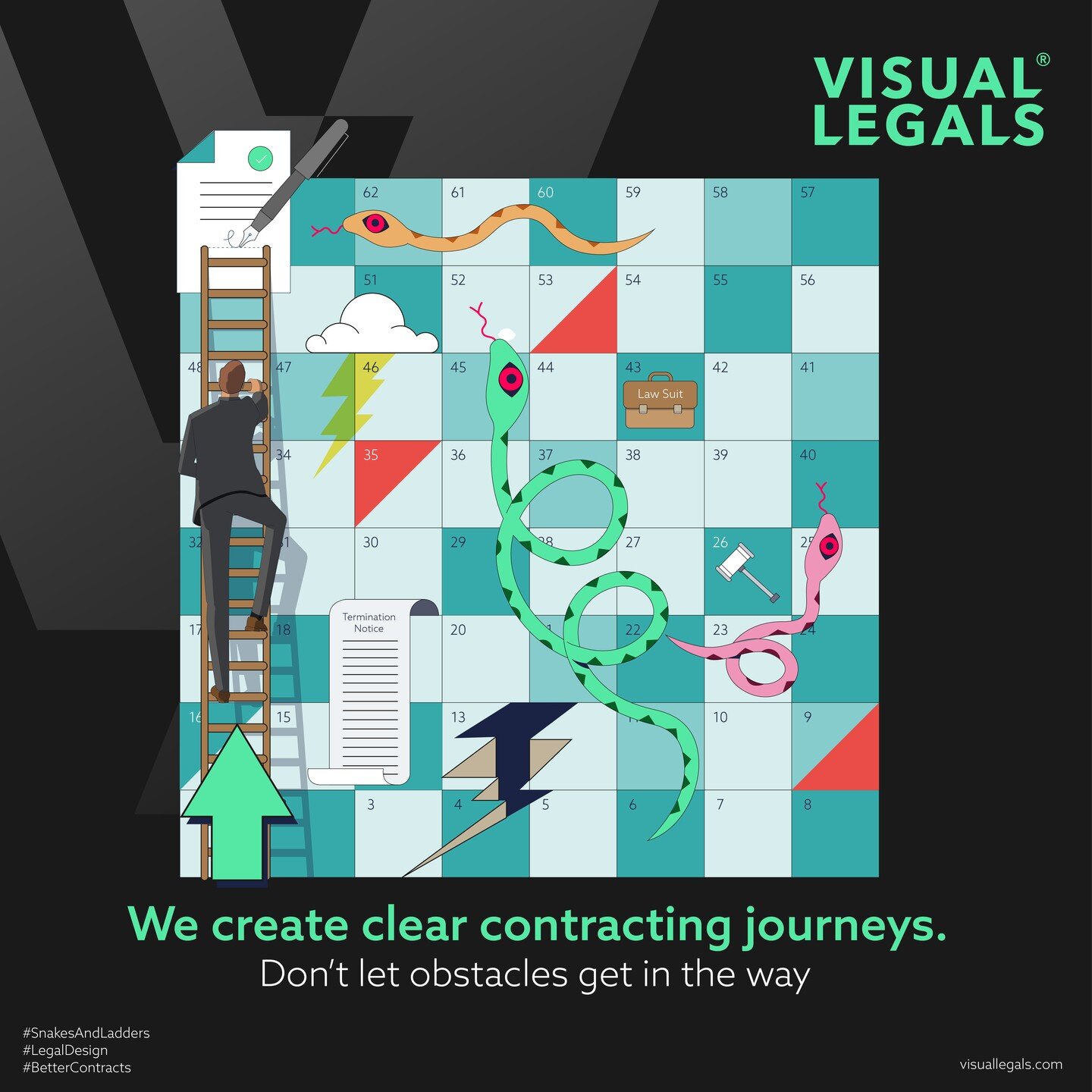 We create clear contracting journeys.

#LegalDesign #BetterContracts #BusinesLaw #Contracts